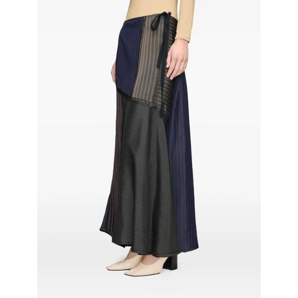 Maison Margiela Women Patchwork Maxi Skirt - Picture 4 of 7
